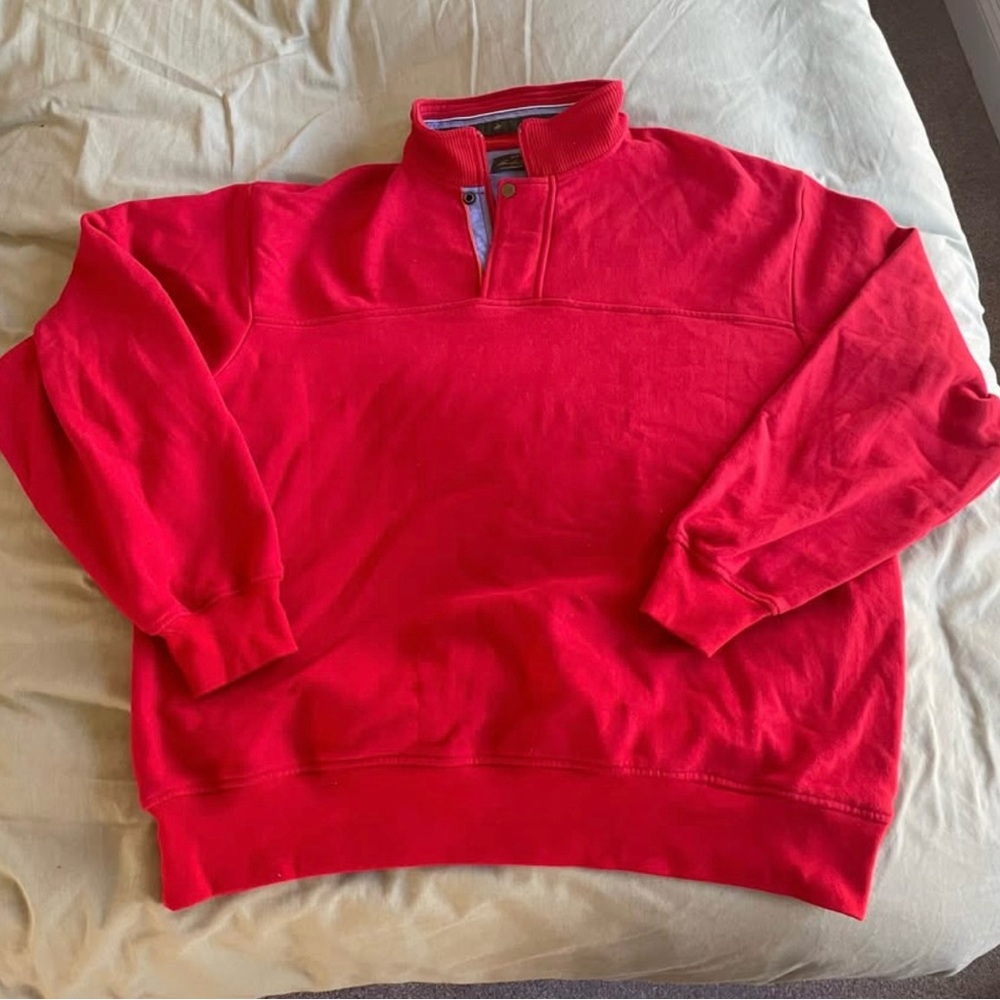 Never worn - Orvis signature Quarter zip sweatshirt